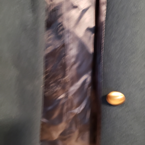 Vintage J G Hook 100% Blue wool Long coat women's (Read)*  (C2) - Picture 6 of 7